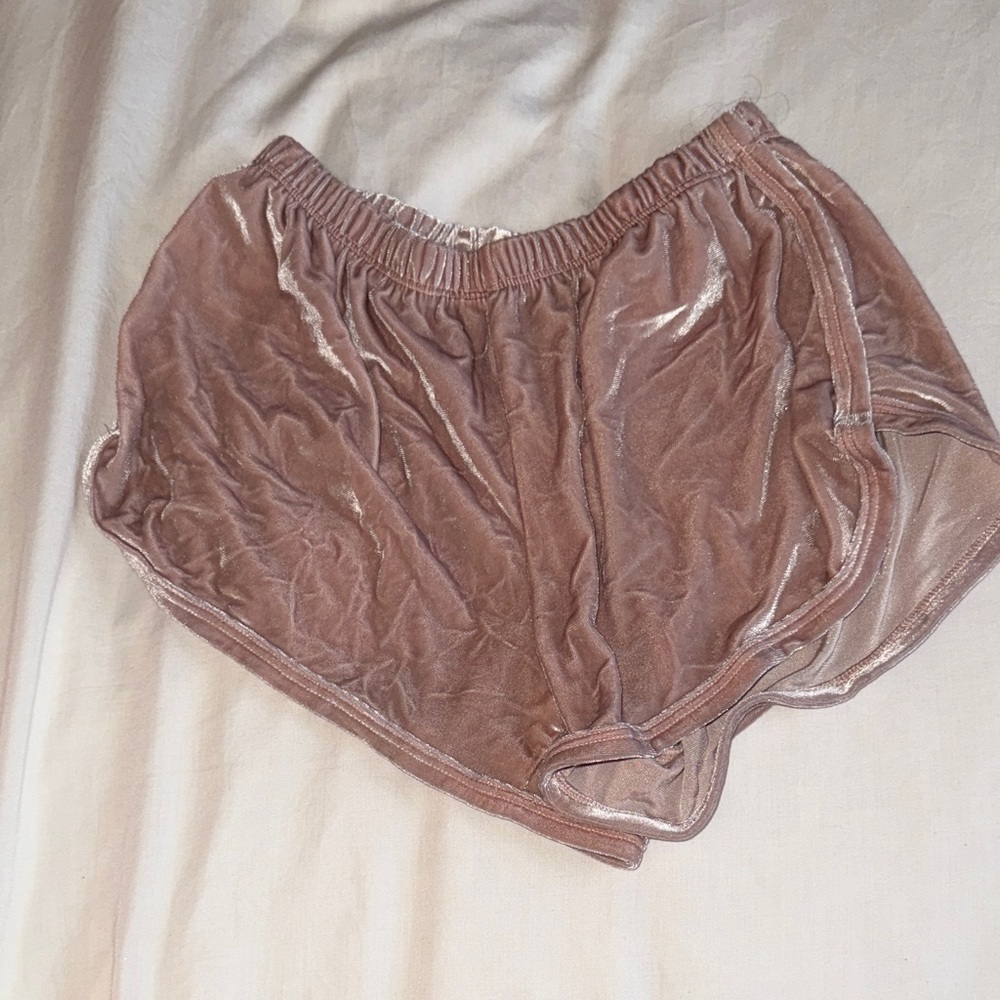 Velvet Pink Brandy Melville Shorts